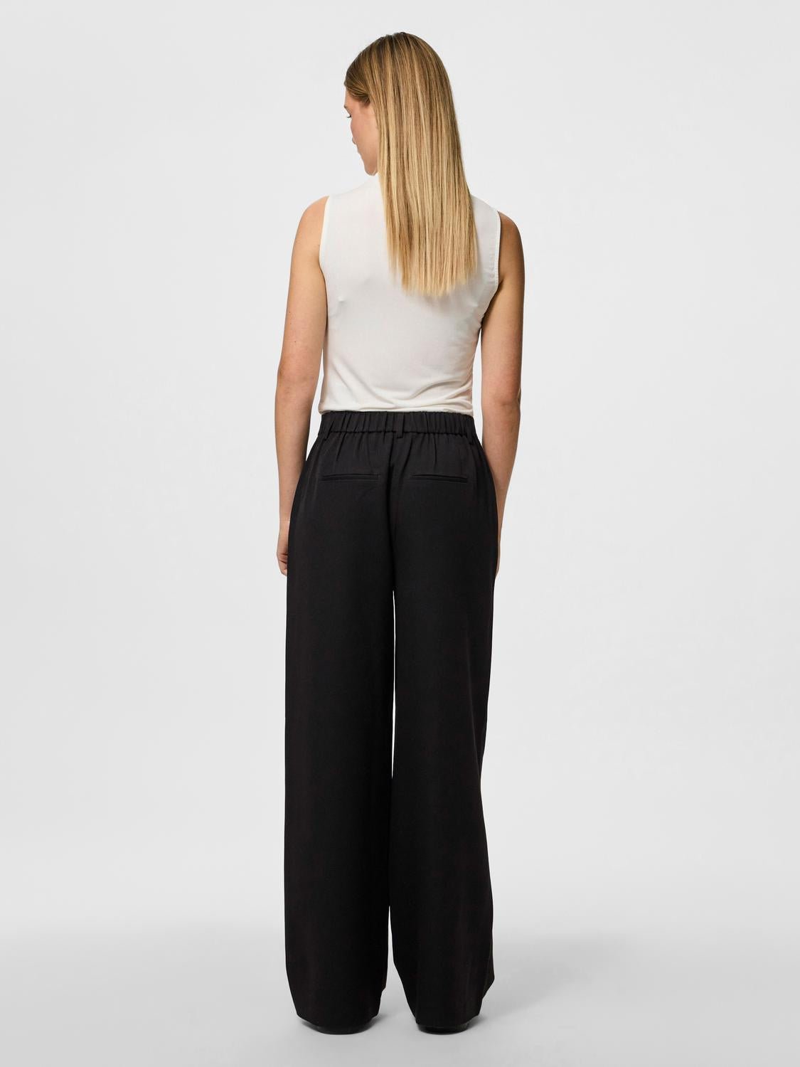 PCKAMIL Trousers - Black - VERO MODA & VILA Bergvik